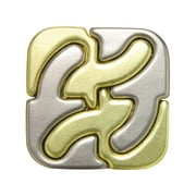 BePuzzled, Square Hanayama Metal Brainteaser Puzzle Level 6 Ages 12+
