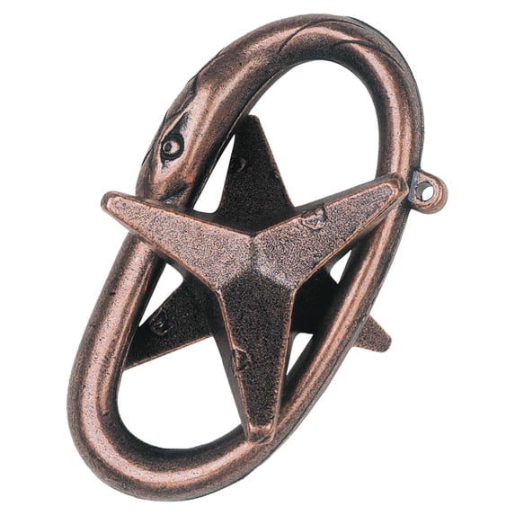 BePuzzled | Star Hanayama Cast Metal Brainteaser Puzzle Mensa Rated Level 3, for Ages 12 and Up