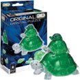 BePuzzled Turtles Original 3D Crystal Puzzle, Ages 12 and Up, Green