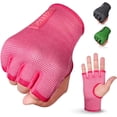 thumbnail image 1 of BeSAVAGE Boxing Hand Wraps | Elastic Quick Wraps for Fist Protection in MMA, Muay Thai, Training Pink (S/M), 1 of 7