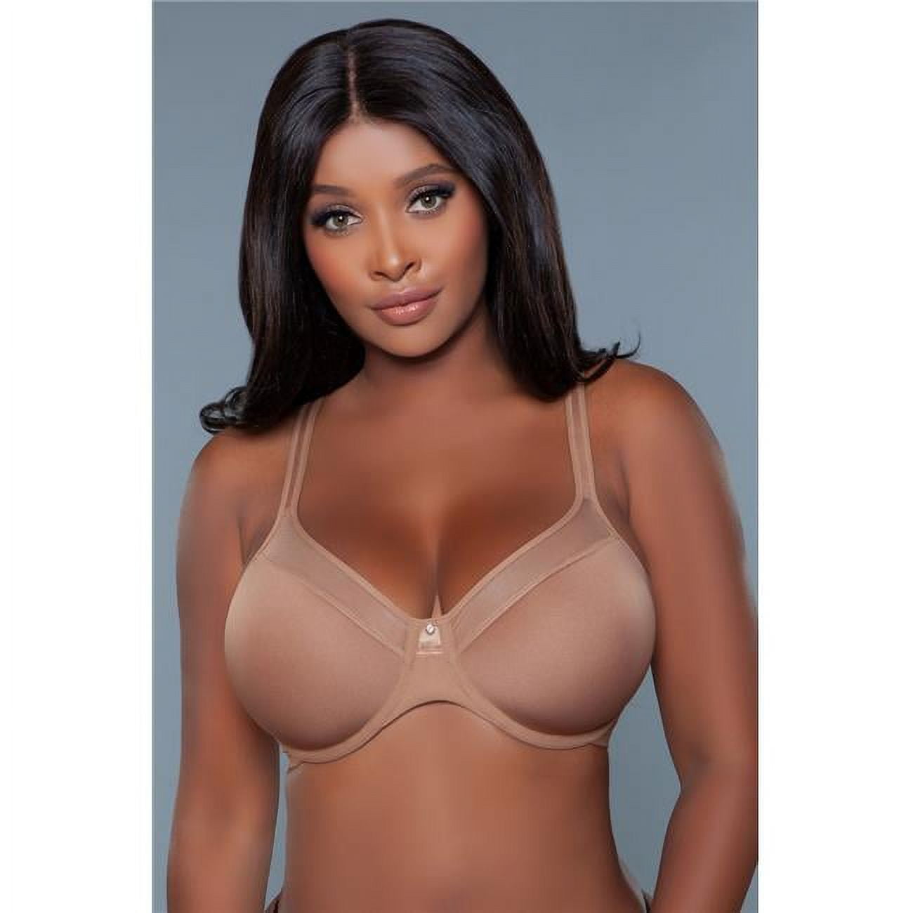 BeWicked 2215 CIN 34DD Kristy Full Coverage Bra Cinnamon Size