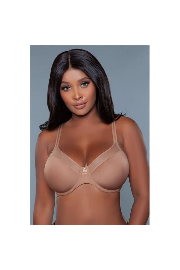 BeWicked 2215-CIN-34F Kristy Full Coverage Bra, Cinnamon - Size 34F