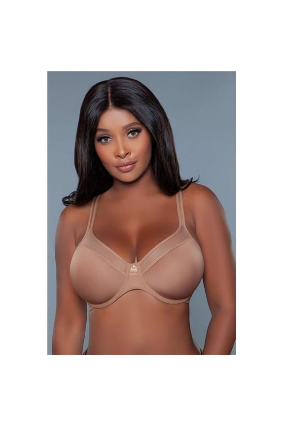 BeWicked 2215-CIN-40F Kristy Full Coverage Bra, Cinnamon - Size 40F