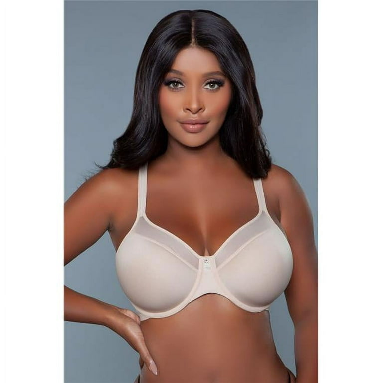 BeWicked 2215-ND-34C Kristy Full Coverage Bra, Nude - Size 34C