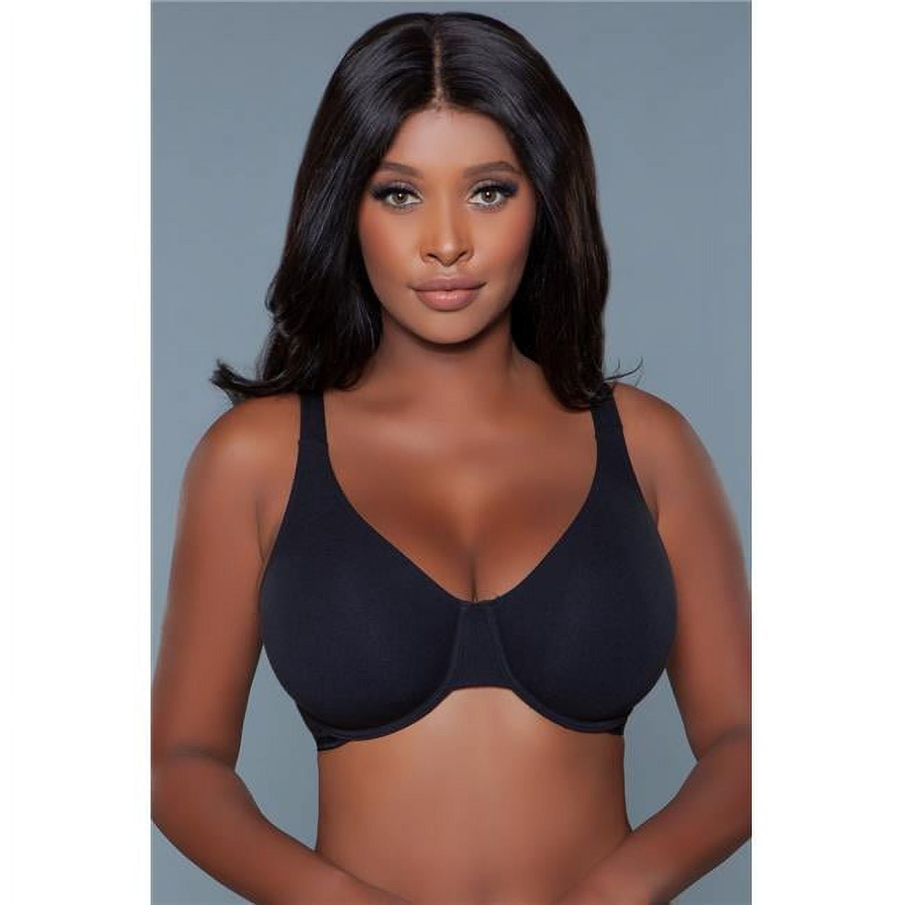 BeWicked 2216-BLK-38G Veronica Bra, Black - Size 38G - Walmart.com
