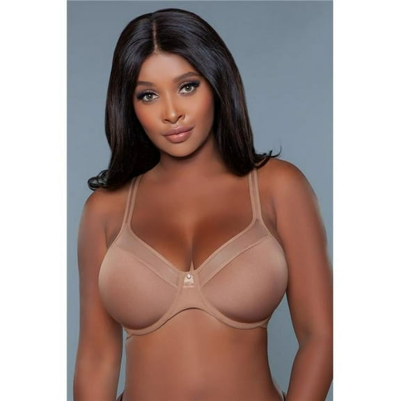 BeWicked Kristy Full Coverage Bra, Cinnamon - Size 34C