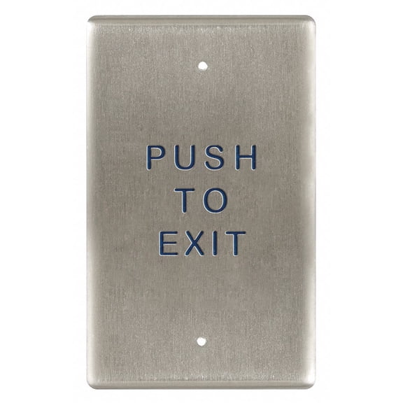 Bea Single Gang Switch,Push to Exit  10PBO24E