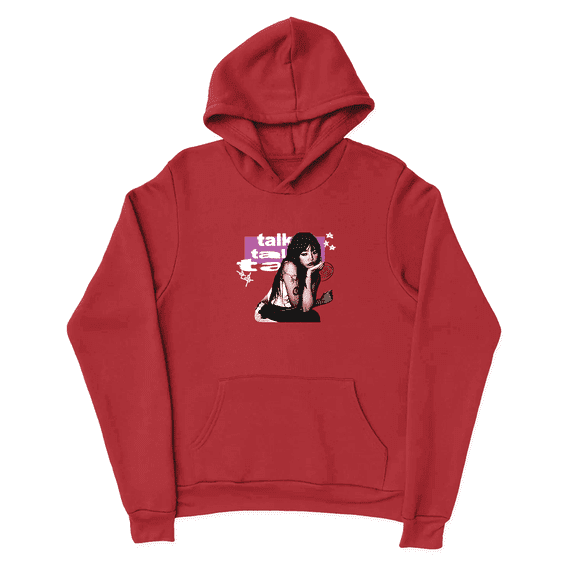 Beabadoobee Merch Hoodie Talk Talk Talk Long Sleeve Sweatshirt Men Women Streetwear Unisex Pullover