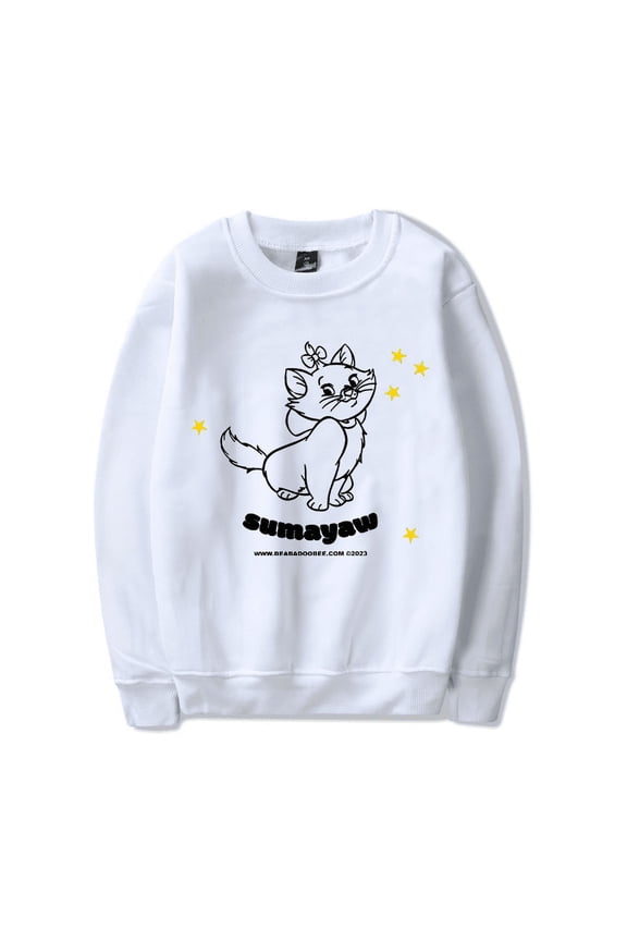 Beabadoobee Merch Long Sleeve Crewneck Dancer Sumayaw Cat Logo Long Sleeve For Fans Women Mens Top Crewneck Streetwear