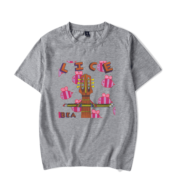 Beabadoobee Merch T-Shirt Lice Album Cover Print Short Sleeve T Shirts Summer Tees For Fans Women Mens Top Streetwear