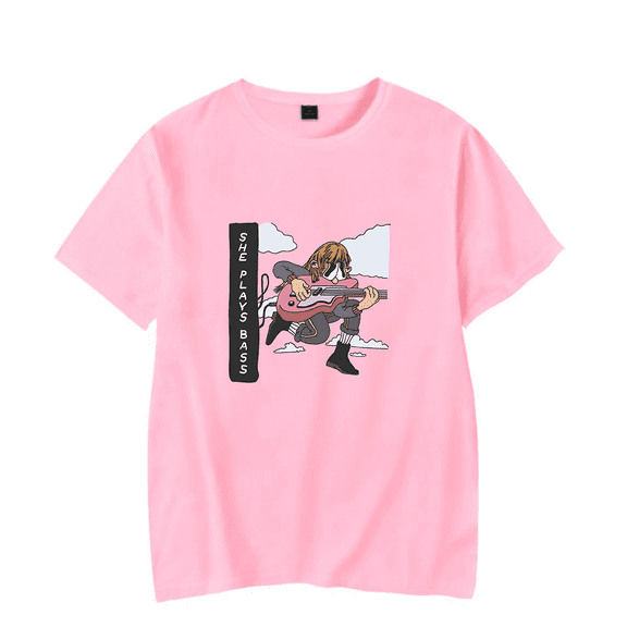 Beabadoobee Merch T-Shirt She Plays Bass Short Sleeve Summer T Shirts Men Women Streetwear Top Tees