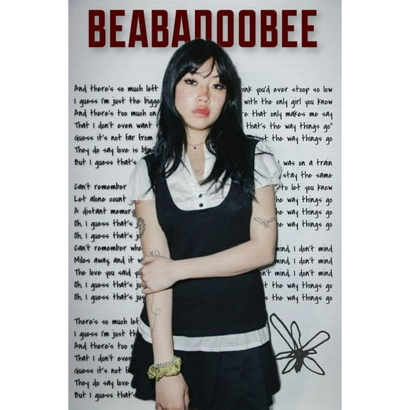 Beabadoobee Poster Canvas Poster Bedroom Decoration Landscape Office Valentine's Birthday Gift