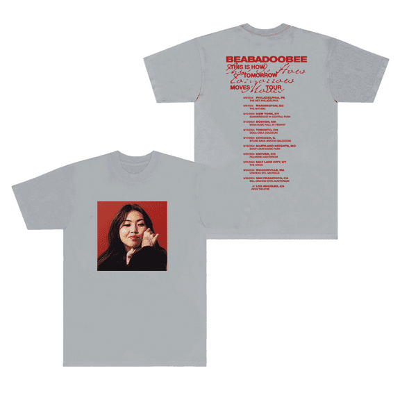 Beabadoobee This Is How Tomorrow Moves Merch T-Shirt Tour Short Sleeve T Shirts Album Cover Tees For Fans Women Mens Top