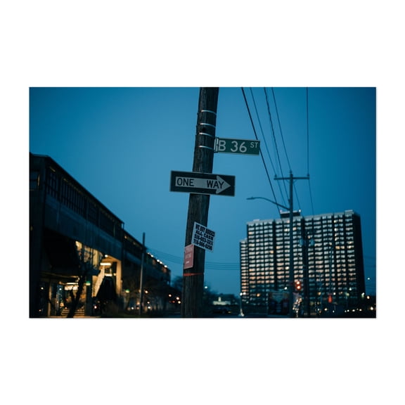 Beach 36th Street 02 - Queens New York Photography Unframed Wall Art Print 24 x 36 inches