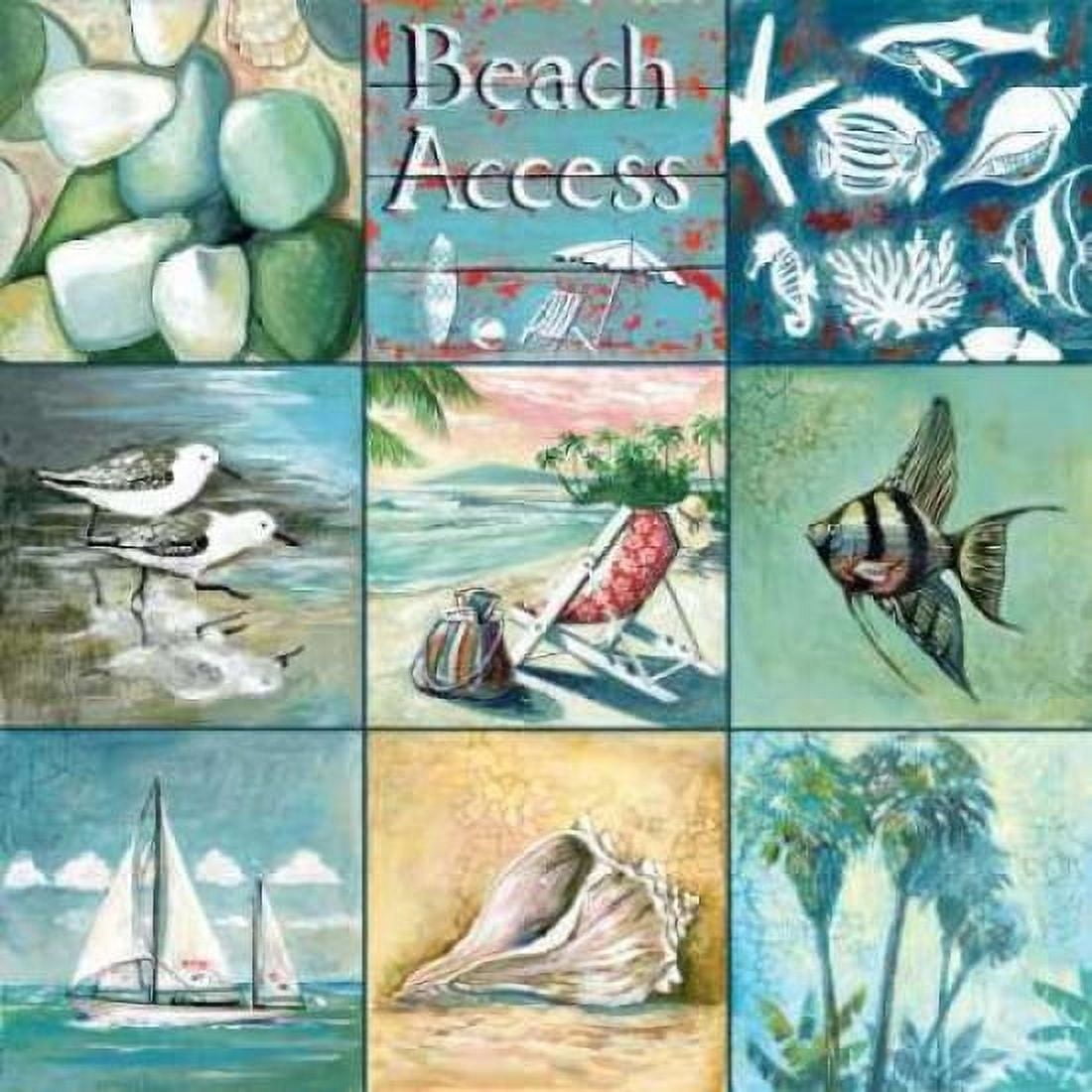 Beach Access Canvas Art - Gregory Gorham (24 x 24)