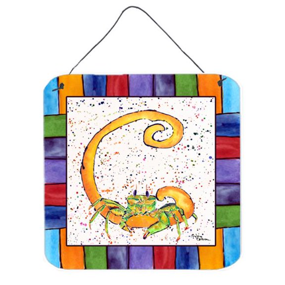 Beach And Seafood Aluminium Metal Wall Or Door Hanging Prints