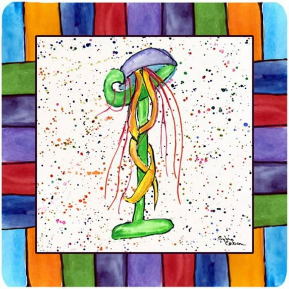 Beach And Seafood Foam Coasters - Set 4