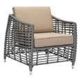 thumbnail image 1 of 31" X 34.5" X 30" Gray And Beige Beach Arm Chair, 1 of 2