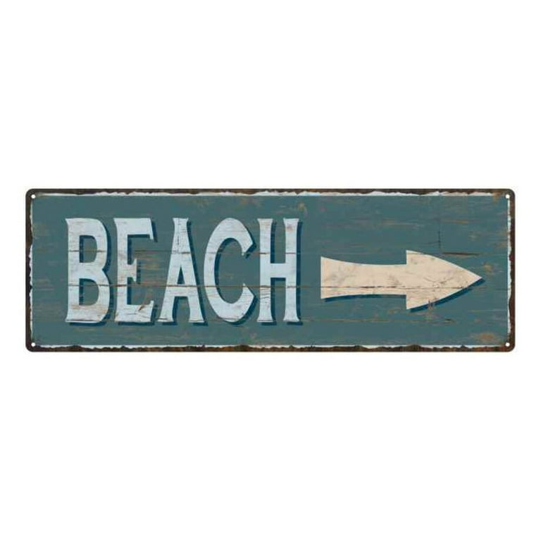Nautical To The Beach Arrow Sign Nautical To The Beach Arrow Sign