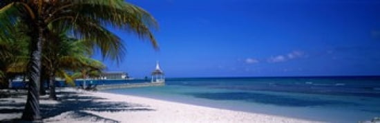 Beach At Half Moon Hotel Montego Bay Jamaica Canvas Art - Panoramic Images (18 x 6)