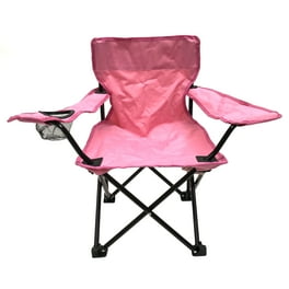 Purple Fleur de Lis Folding Camping Chair - Main Image