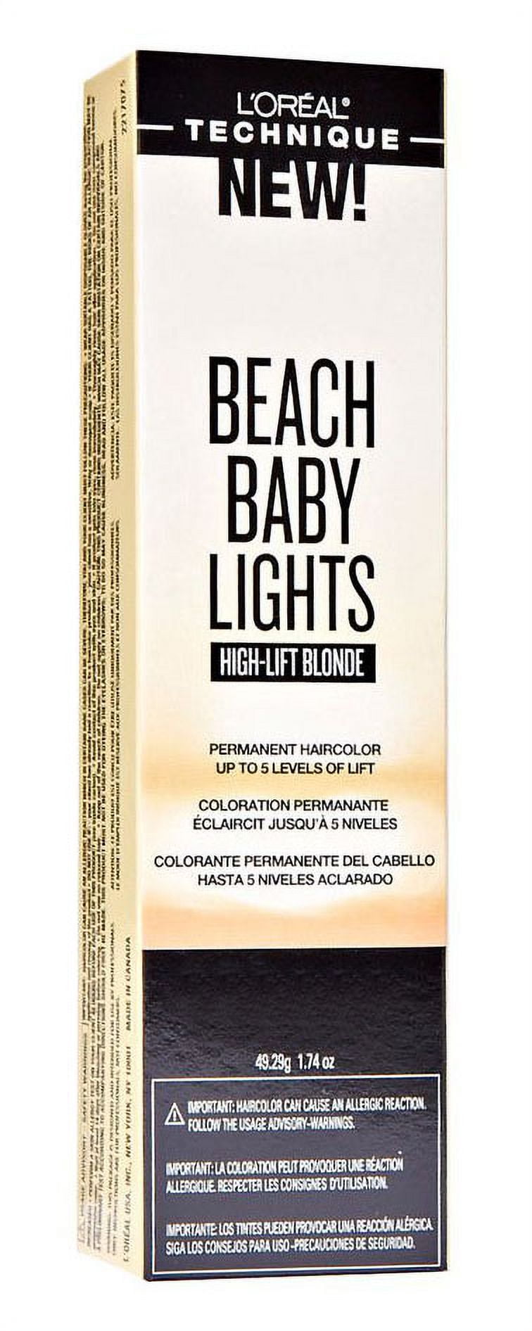 Beach Baby Lights High Lift by Loreal Technique, Cool Blonde 11.01 permanent Hair Color, 1.74 Oz