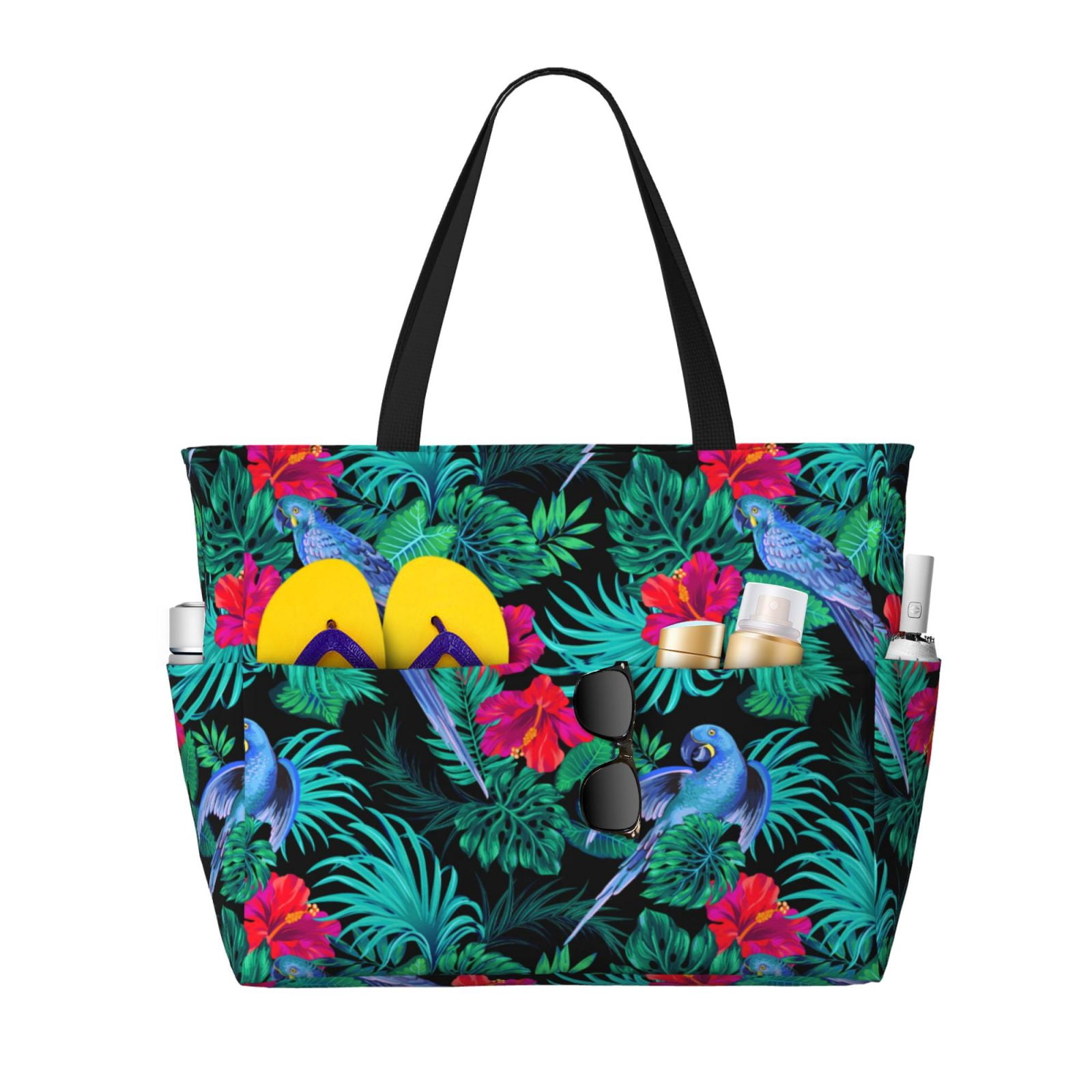 Row Of Palms Beach Bag