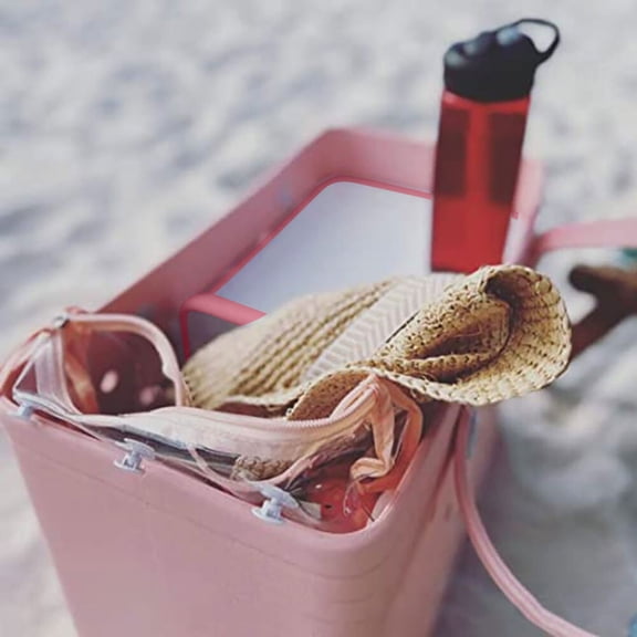 Beach Bag Divider,Beach Accessories Storage,Adjustable Divider Tray,Picnic Storage Divider,Wet and Dry Item Divider,Multi-Color Partition Tray,Organizing Divider for Beach Bags