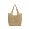 thumbnail image 1 of Beach Bag Handbag Tote Shoulder Bag Handmade Woven Purse Tote Ladies Girls Outdoor Casual Top Carrying Handle Crossbody, 1 of 5