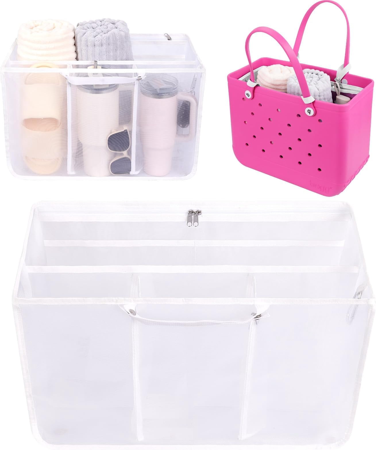 Beach Bag Organizer Compatible with X Large Accessories Inserts ...