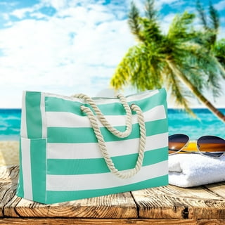  Beach Tote Bags Summer Travel Necessities for Vacation Trip  Cruise Essentials Accessories Stuff Swim Pool Gear Beachbag Packable Gift  for Women Blue Floral Teacher Must Haves School Supplies 2023