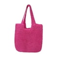 thumbnail image 1 of Beach Bags For Women Summer Soft Large Woven Shoulder Purse Handbag Beach Tote Straw Bag For Summer Vacation, 1 of 4