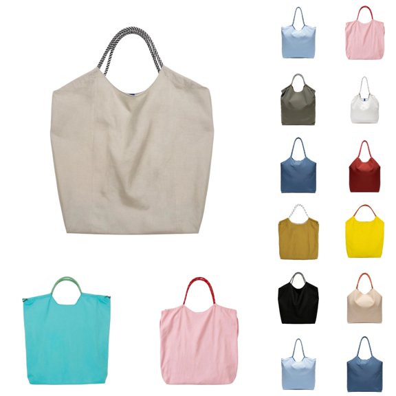 Beach Bags for Women, Beach Tote Bag Beach Bag with Zipper Travel Tote Bag for Women Sandproof Swim Pool Bag | Packable Beach Bag