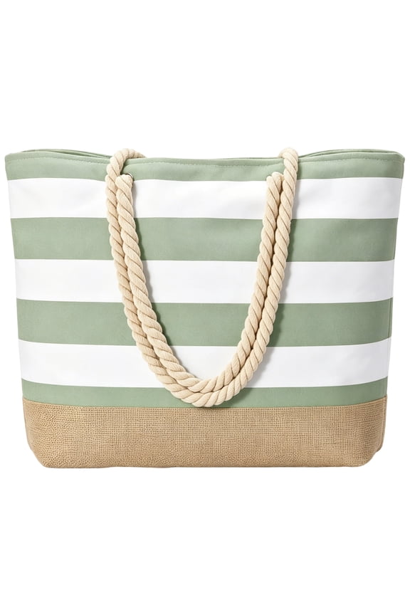 Beach Bags for Women Large Canvas Beach Tote Bag Beach Bags Waterproof Sandproof Swim Pool Bag Travel Essentials