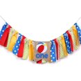 Beach Ball Banner for 1st Birthday Highchair Banner & Photo Prop for