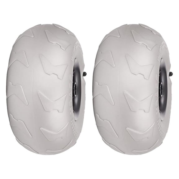 Beach Balloon Wheels 2 Pack 9 Inch Inflatable Replacement Tires, Sand Wheels for Kayak Dolly Canoe Fishing Cart, Beach Trips Camping - 88lbs Capacity