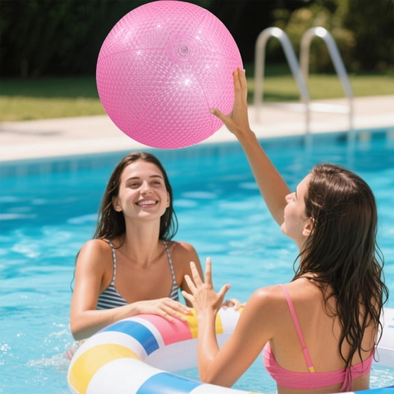Beach Balls,Inflatable Beach Balls | Blow-up Pool Balls,Colorful Beach Balls Transparent Beach Balls, Printed Beach Balls, Custom Beach Balls, Beach Ball Party Favors Playground Large Bouncing