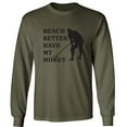 thumbnail image 1 of Beach Better Have My Money Adult Long Sleeve T-shirt, 1 of 1