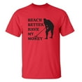 thumbnail image 1 of Beach Better Have My Money Adult Short Sleeve T-shirt, 1 of 1