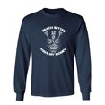 thumbnail image 1 of Beach Better Have My Money Sarcastic Humor Novelty Men's Long Sleeve Shirts, 1 of 3