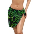 thumbnail image 1 of Beach Bikini Chiffon Cover Tropical Leaf Cover Up Blue And Orange Chiffon Cover-Ups Female Design W, 1 of 7