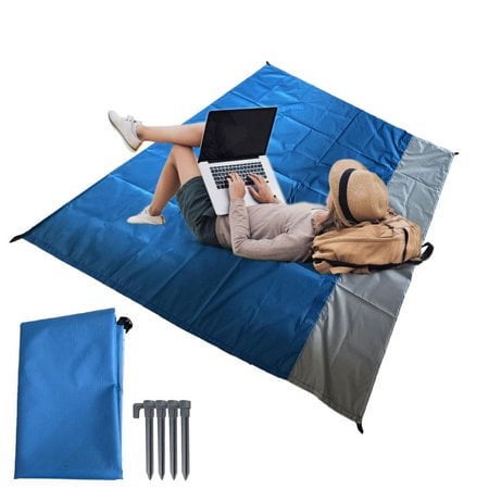 Beach Blanket Outdoor Picnic Blanket Large Beach Mat 55x78in Sand Free Picnic Mat Outdoor Blanket for Camping Hiking Travel original