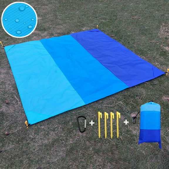 Beach Blanket Outdoor Picnic Mat Large Sand Proof Waterproof Beach Mat Portable