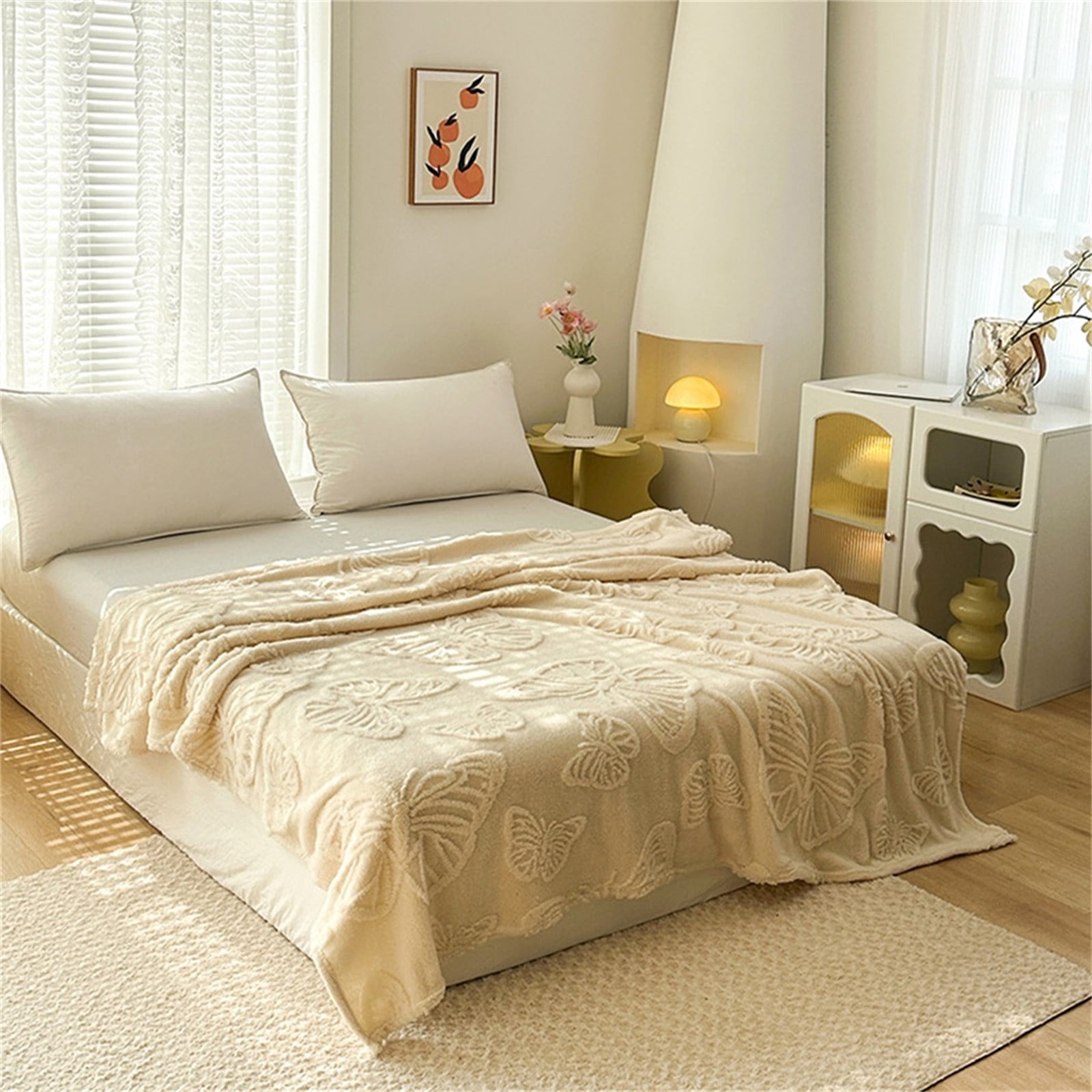 Beach Blanket Qwtwty 180x200cm Super Soft Warm Solid Warm Micro Plush