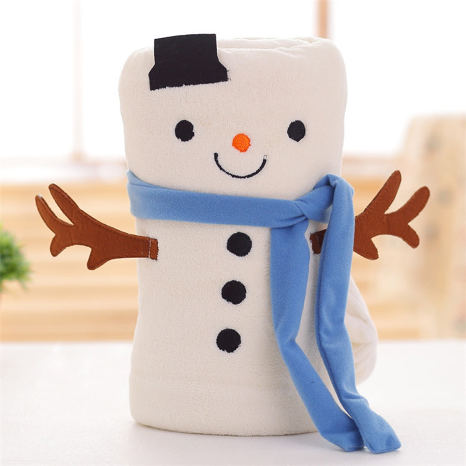 Beach Blanket Qwtwty Originality Christmas Holiday Snowman Blanket