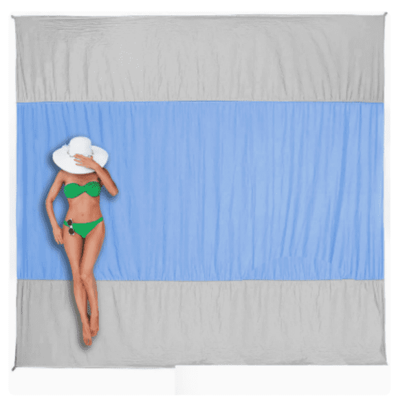 Beach Blanket Sandproof, Extra Large Beach Mat Sand Free, Beach Essentials for Vacation Picnic Camping 5.91*5.91ft