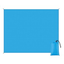 Beach Blanket Sandproof Oversized, 79''×83'' Extra Large Solid Beach Mat, Portable Picnic Mat for Travel Camping Hiking, Lightweight Beach Essentials Family Water Resistant Mat