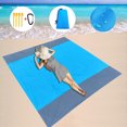 Beach Blanket Sandproof Waterproof, Extra Large Sand Free Beach Mat for