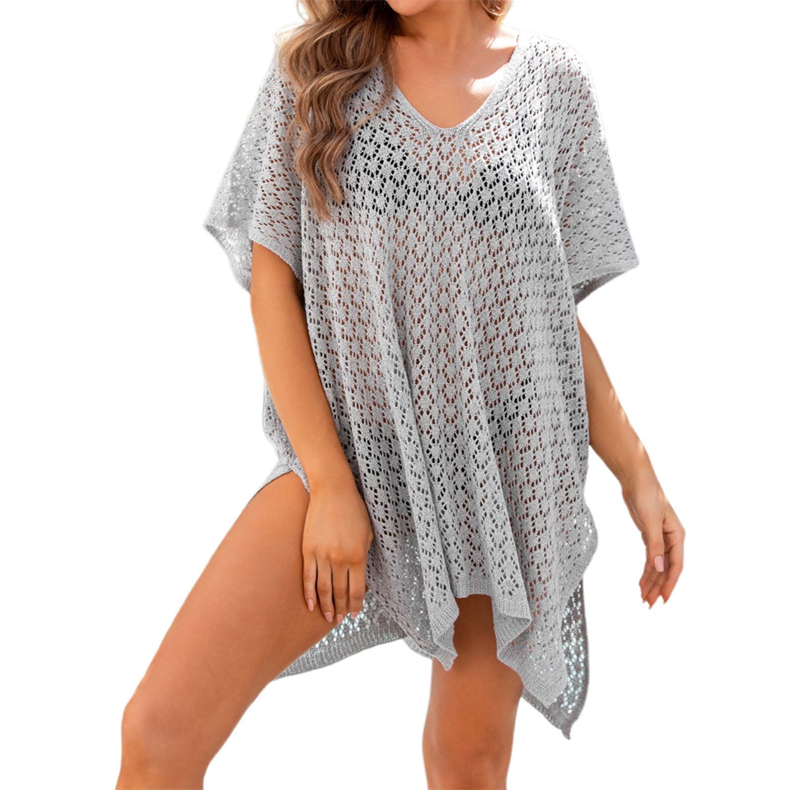 Solid color blouse seaside  loose blouse bikini swimsuit  women