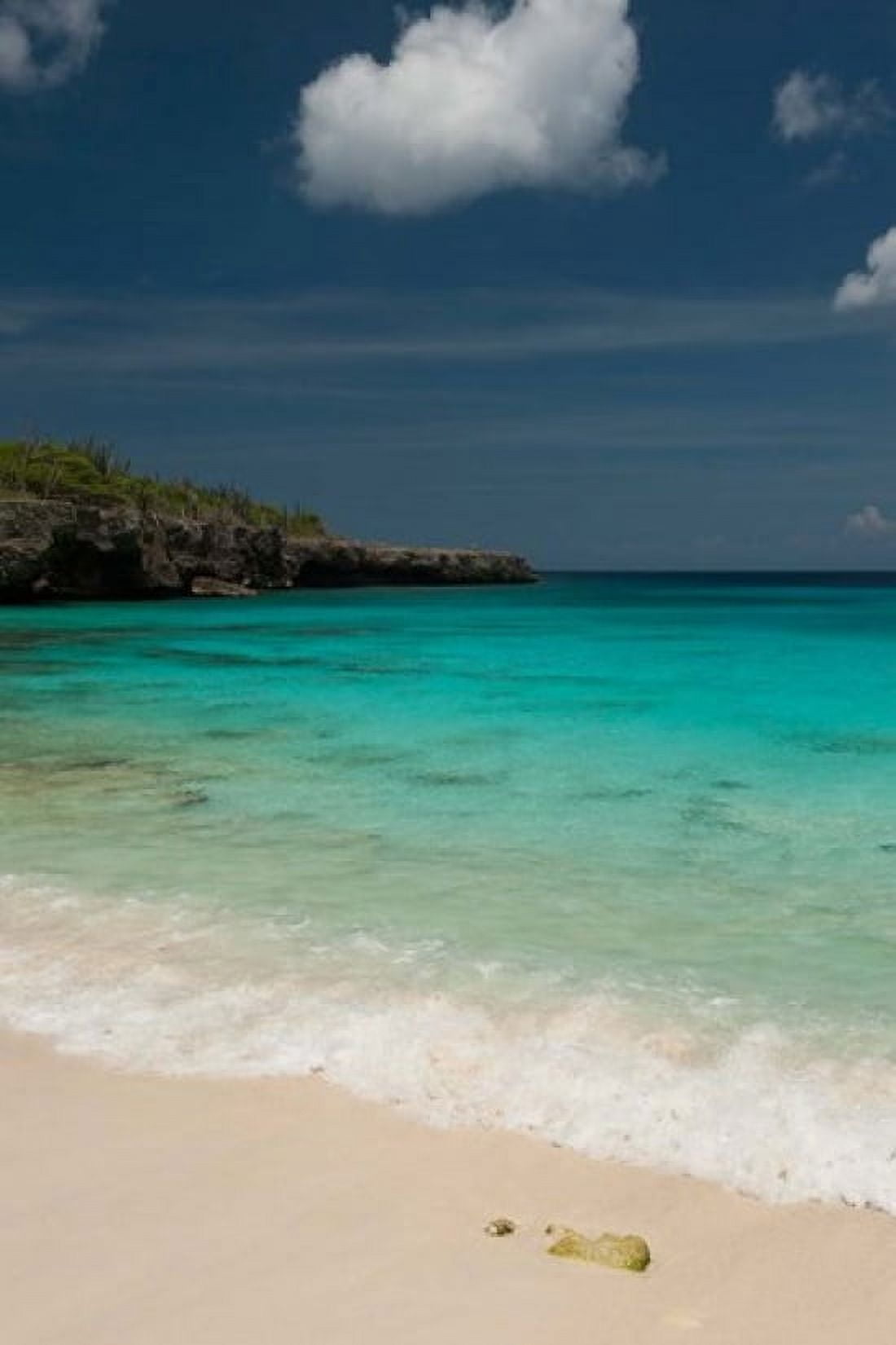 Beach Boca Slagbaai Slagbaai NP Netherlands Antilles Canvas Art - Pete Oxford DanitaDelimont (24 x 36)